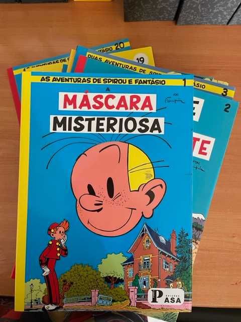 Livros BD - As aventuras de Spirou e Fantásio