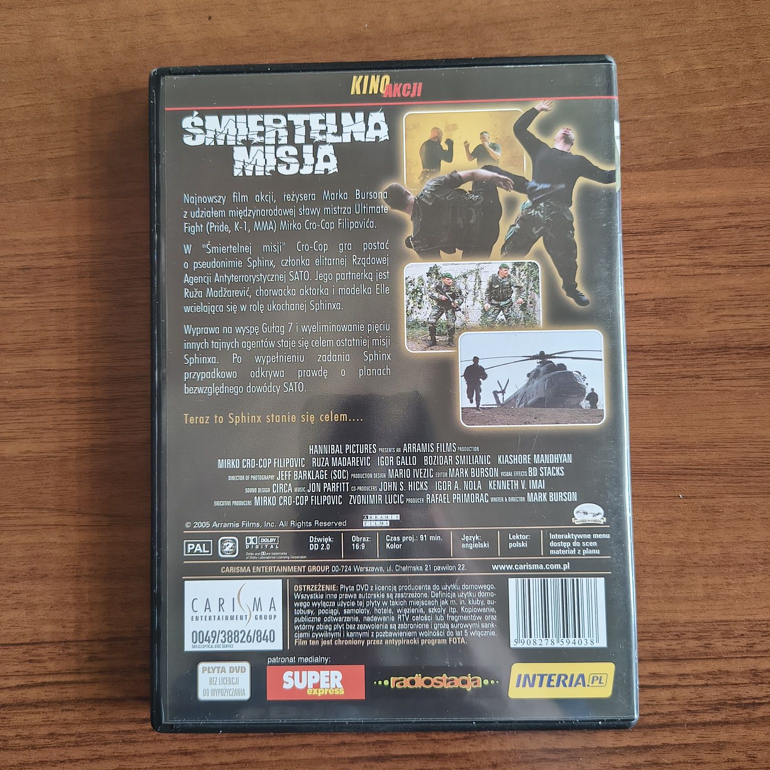 Film DVD Śmiertelna Misja