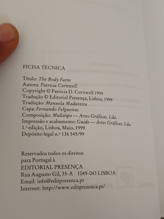 A quinta dos cadáveres  - patricia D. Cornwell
