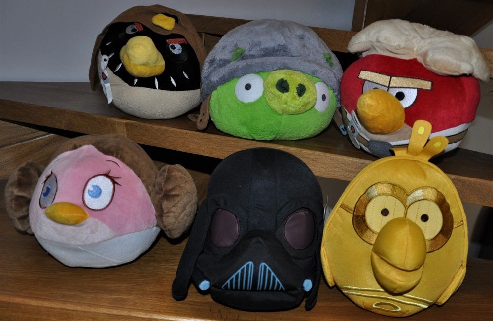 Angry Birds Star Wars zestaw maskotek 6 szt