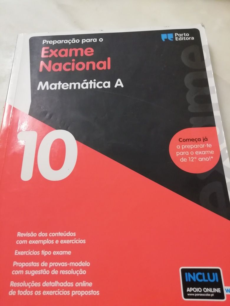 Livro preparação para exame matemática A-10°ano