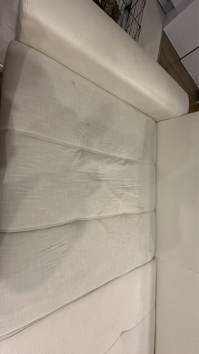 Sofá XXL com 4 lugares em tecido