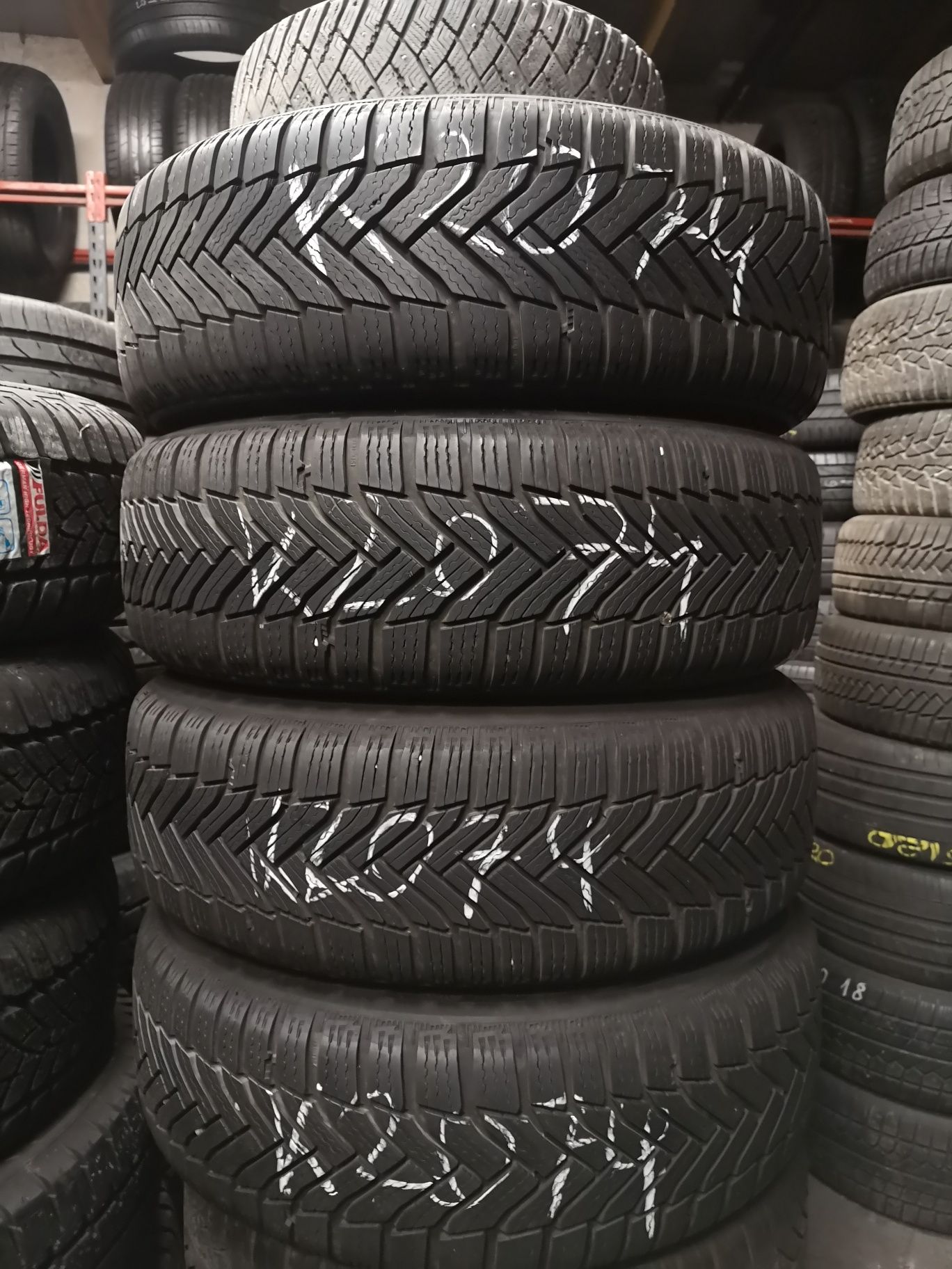 Komplet kół zimowych 5x105 Opel Chevrolet 195/65/15 Michelin 7mm 2019r