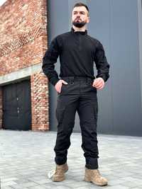 Тактичний костюм Caiman R&M чорний 2.0  S-4XL