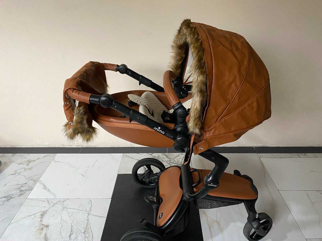 Коляска універсальна 2 в 1 Mima Xari Camel, Black