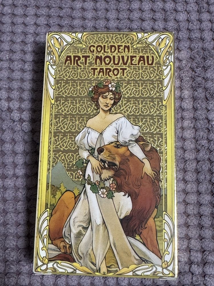 Золотое Таро Уэйт Ар Нуво - Golden Art Nouveau Tarot. Lo Scarabeo