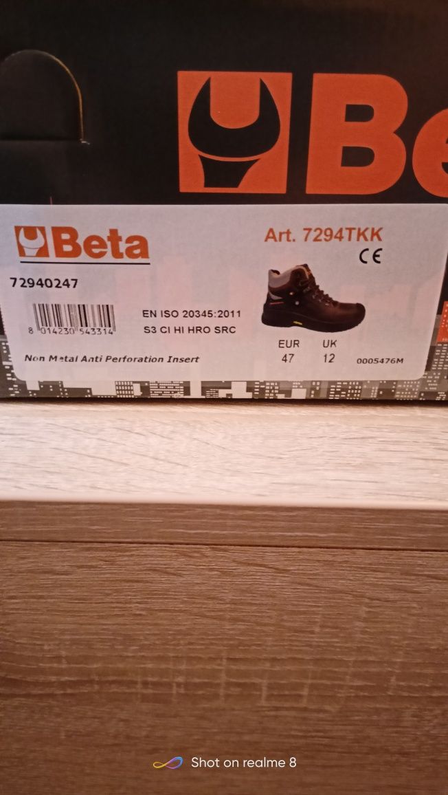 Buty beta 7294TKK rozm 47