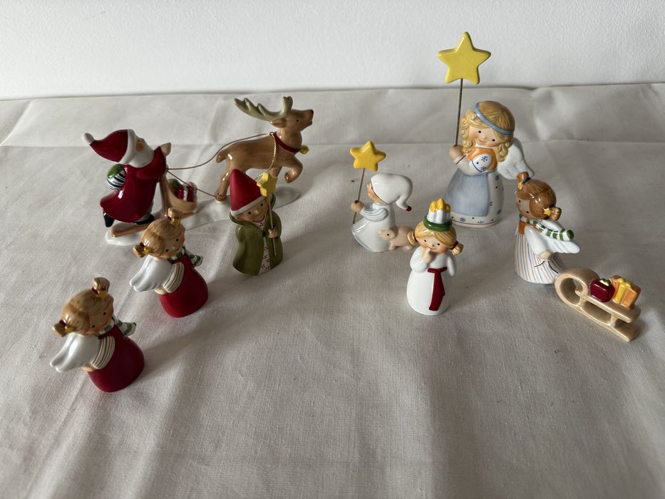 Вінтажні різдвʼяні порцелянові фігурки Goebel