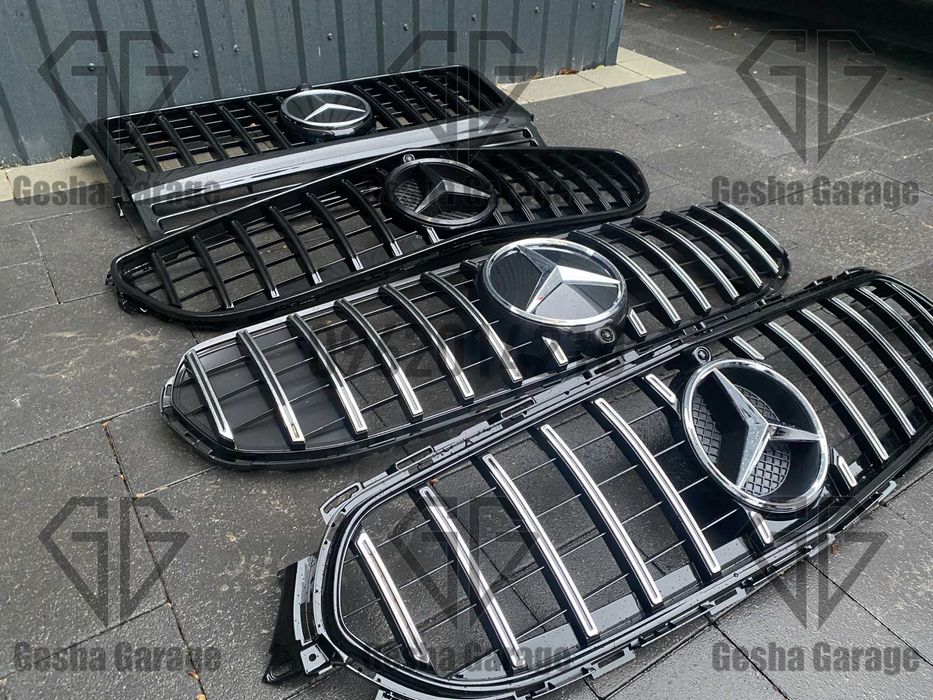 Нова решетка решітка mercedes мерседес g ml cl gls gle glc glb gla cls