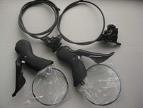 Klamkomanetki Shimano 105 ST-R7020 2x11 Hydrauliczne Nowe +Zaciski