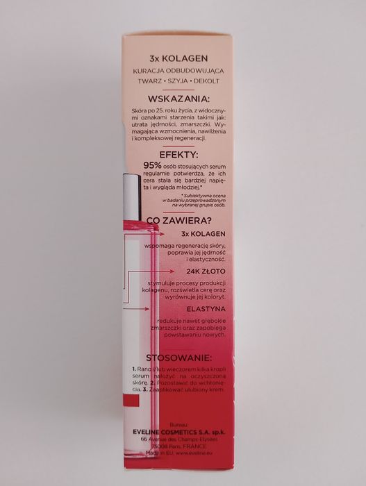 Eveline Face Therapy Serum Shot 3 x kolagen