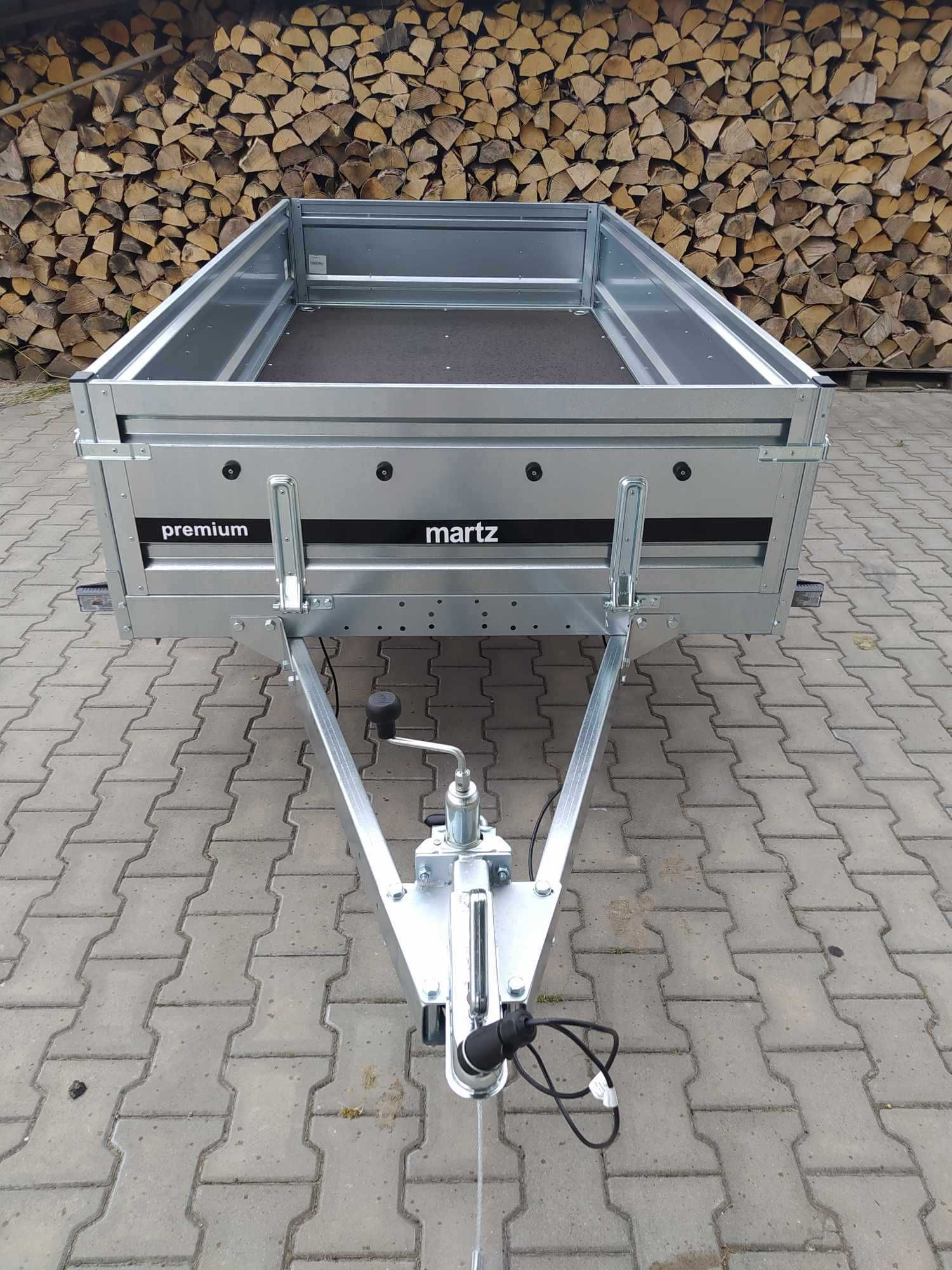 Mega cena przyczepa  Martz premium 264 wym wew 264x126x40cm budowlanka