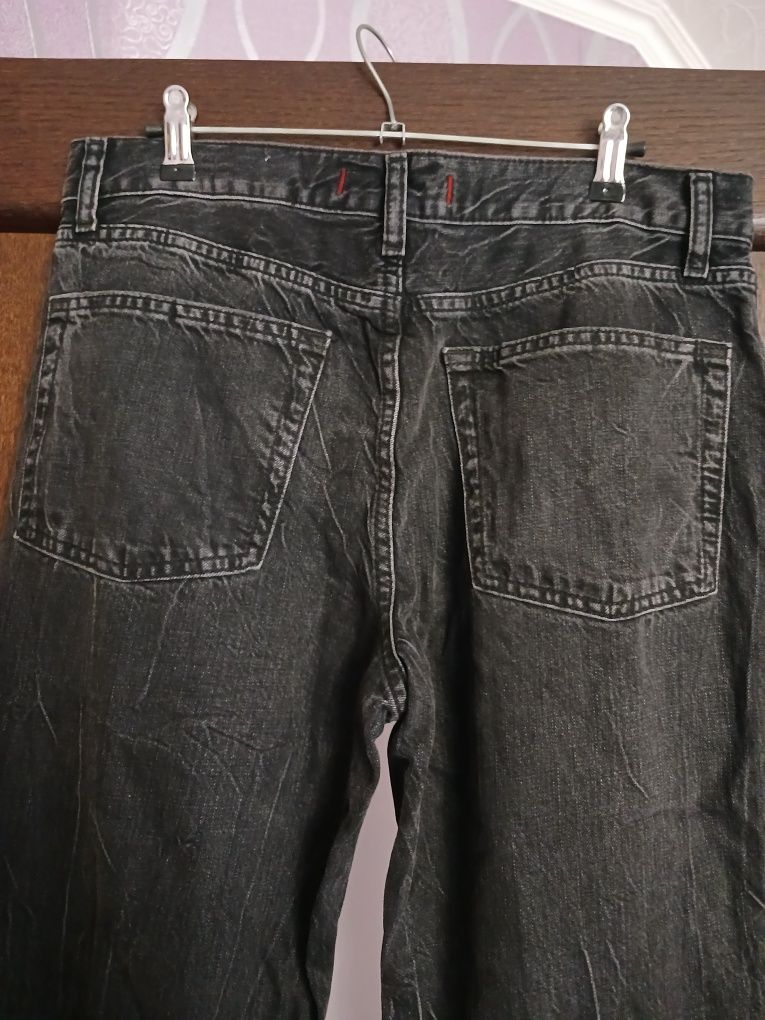 Джинси zara bootcut high-waist р-р 42