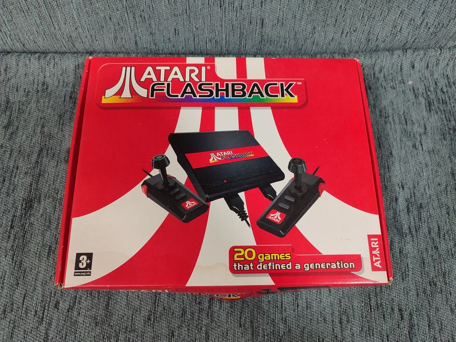 Atari Flashback 1
New, never used.

Box with some damage64586494134530121