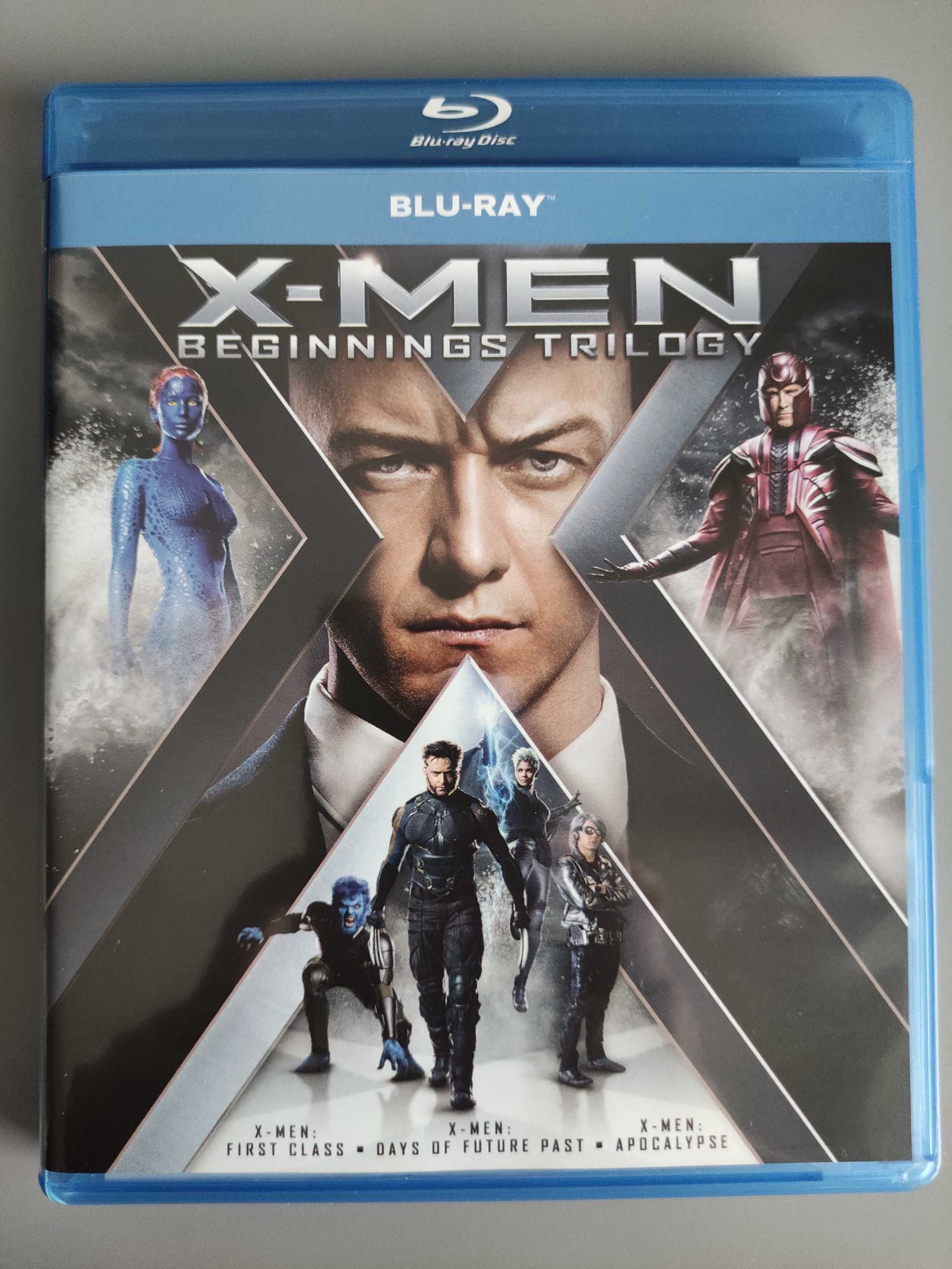 Filmy Blu-ray X-men First Class, Days of Future Past oraz Apocalypse