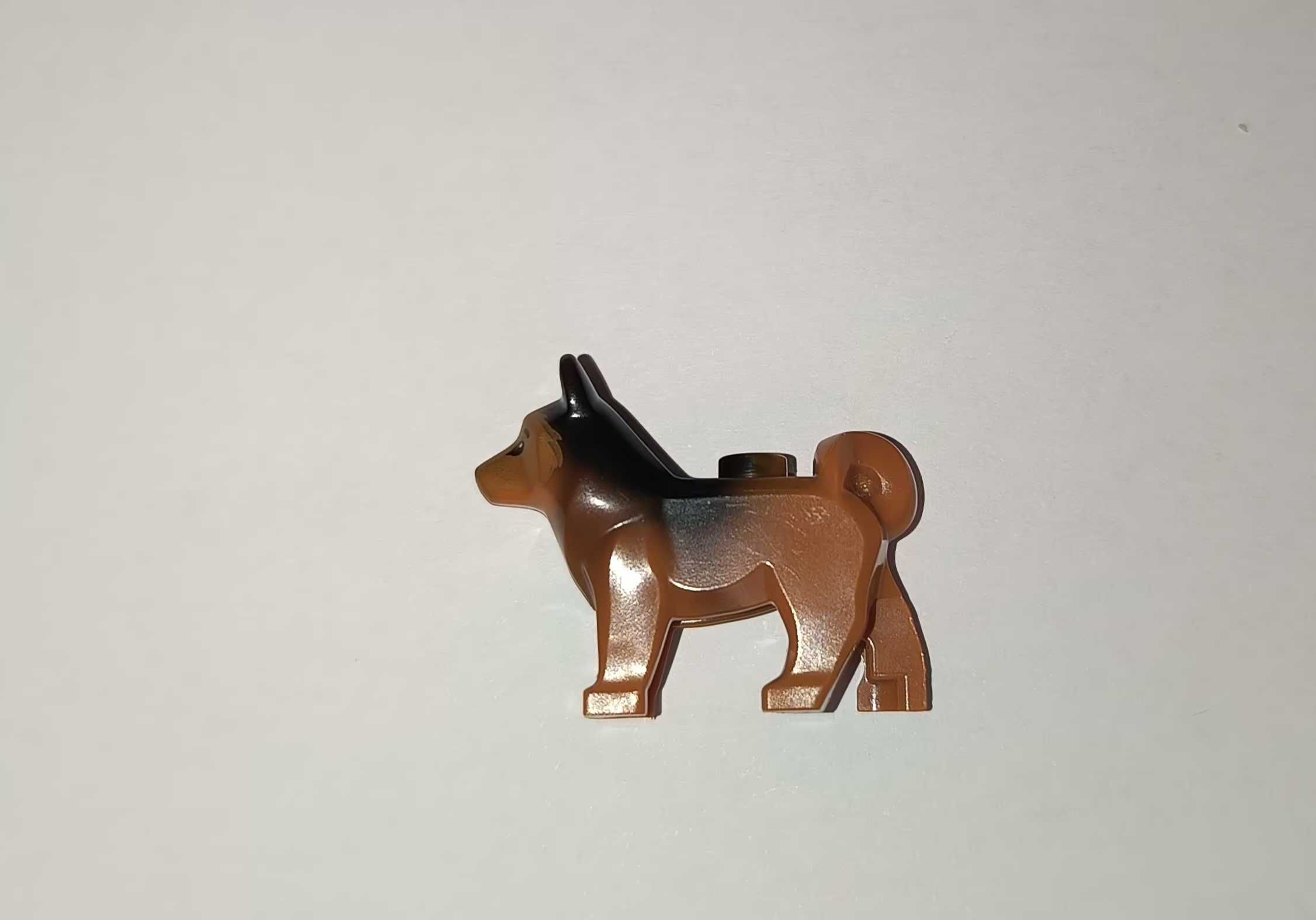 LEGO pies husky rzadki brązowo-czarny występował tylko w dwóch setach.
