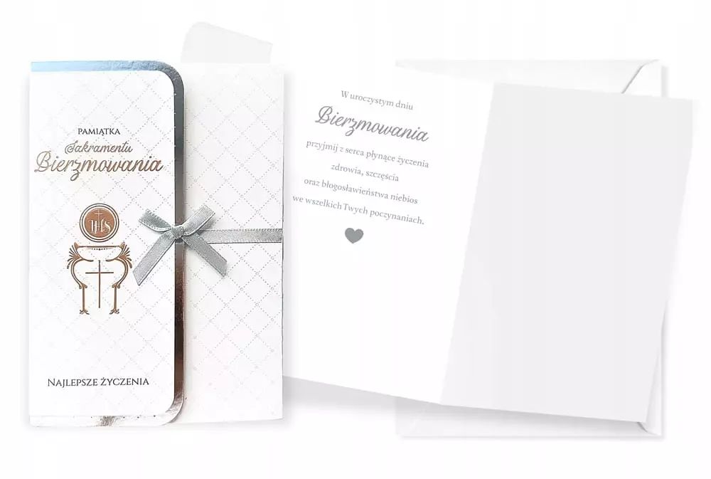 Karnet DK-1176 Bierzmowanie. Kukartka