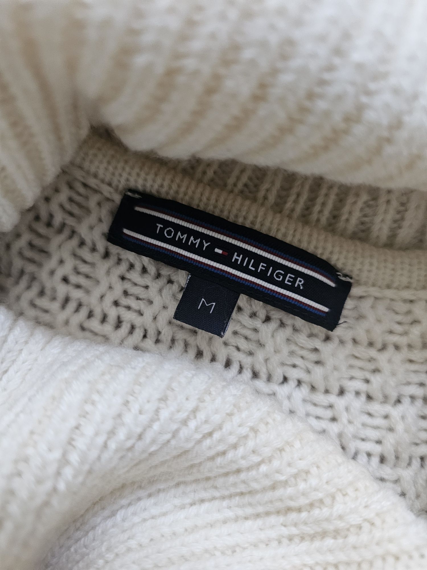 Ponczo Tommy Hilfiger wełna rozmiar M