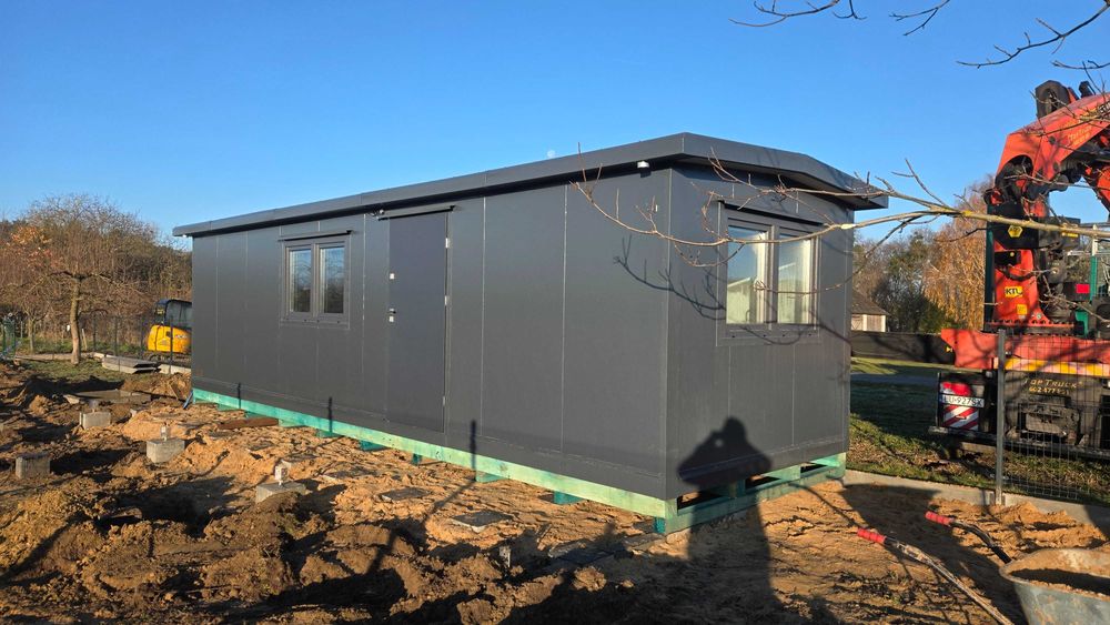 Nowy Domek Całoroczny 9x3 z Wyposażeniem Transport Gratis Holenderski