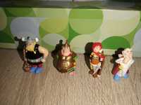 Zestaw 4szt figurki z bajki Asterix i obelix