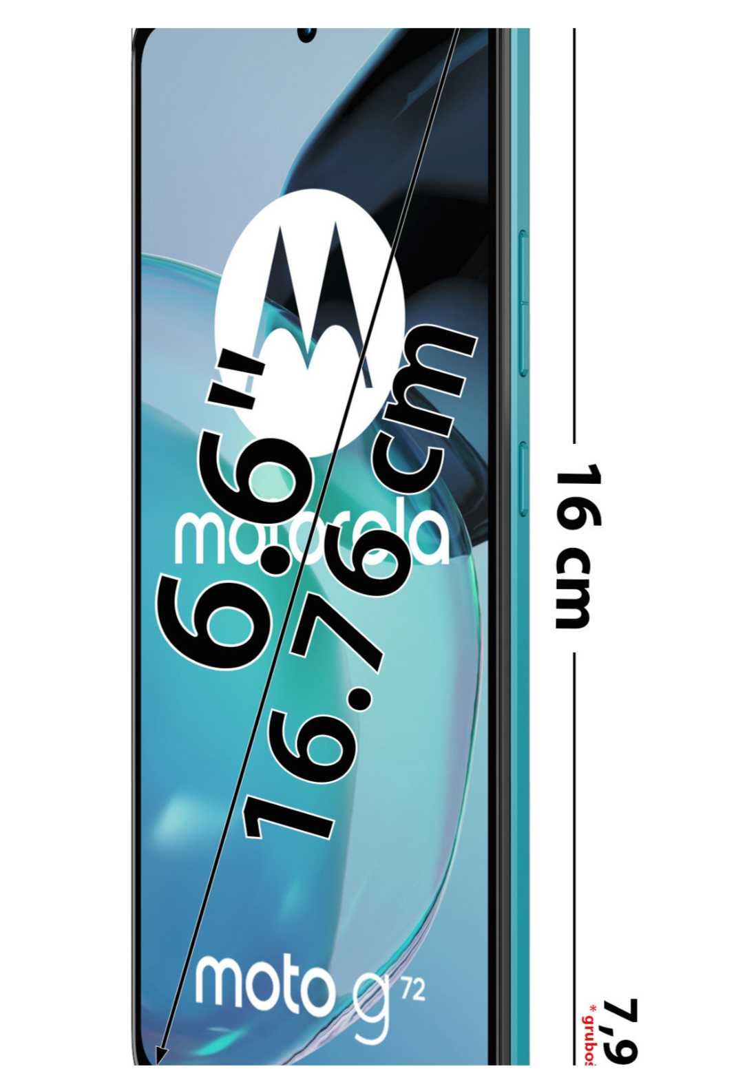 Smartfon MOTOROLA Moto G72 8/128GB 6.6" 120Hz Niebieski PAVG0009RO