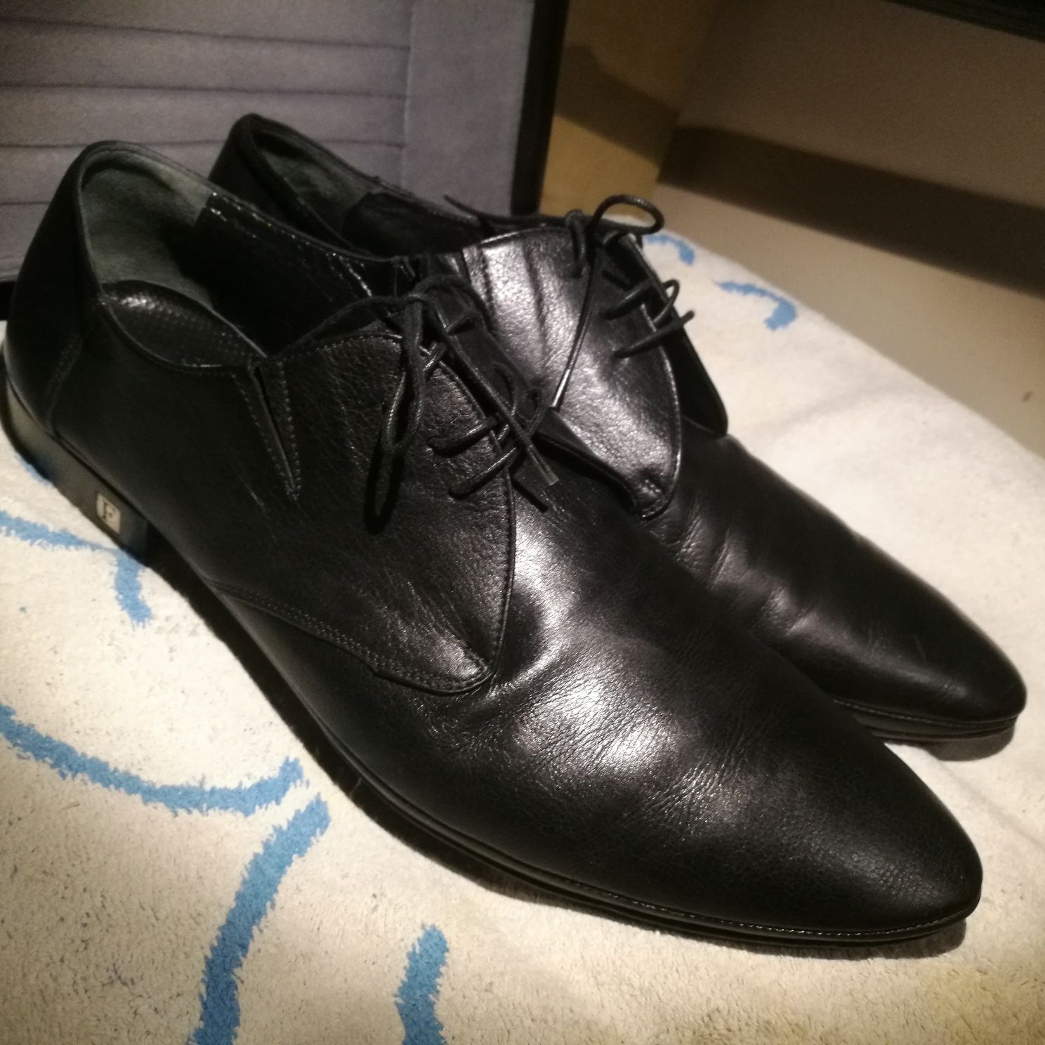 Buty męskie, wizytowe, eleganckie Ferre Milano r 44 skóra