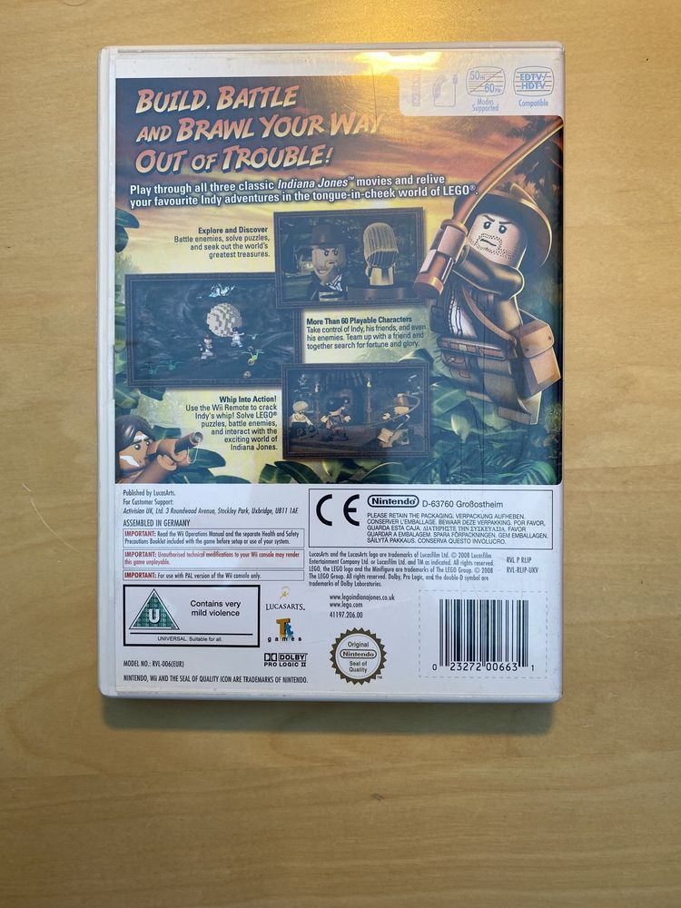 Lego Indiana Jones, Nintendo Wii