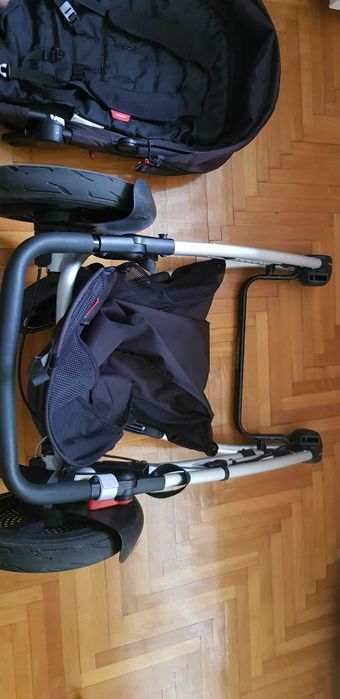 Wózek Phil&Teds Voyager rok po roku, bliźniaczy