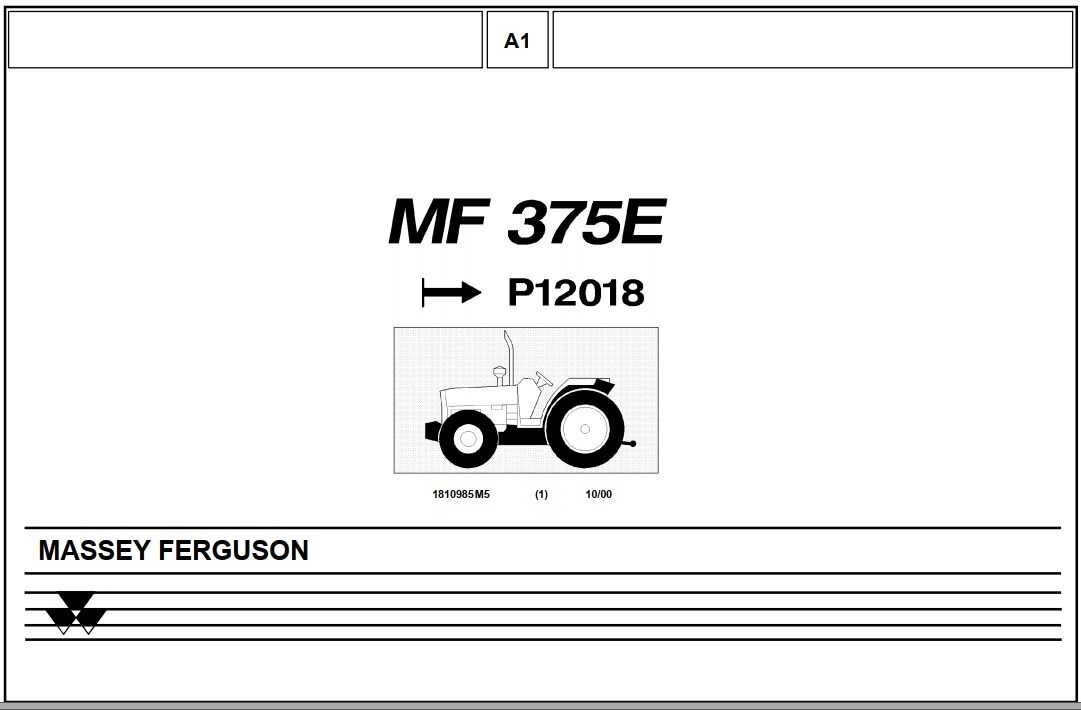 katalog części Massey Ferguson MF 375 ENG]
