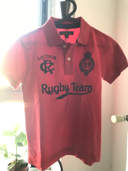 Polo Sacoor Novo 8 anos - Azul e Branco