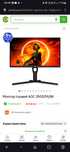 монитор 24.5" AOC 25G3ZM/BK 240hz