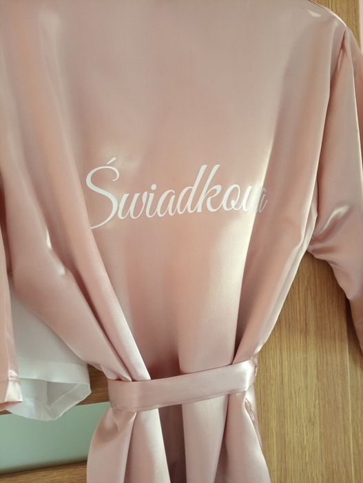 Komplet szlafroków ślubnych dla Panny Młodej i Świadkowej