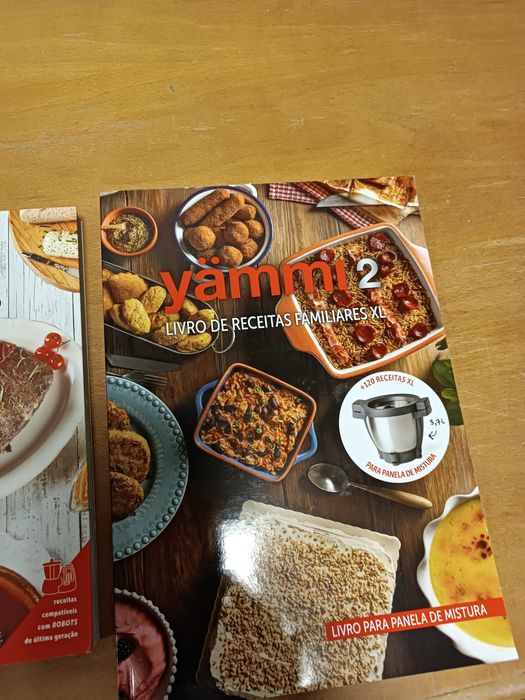 3 livros de receitas Yämmy