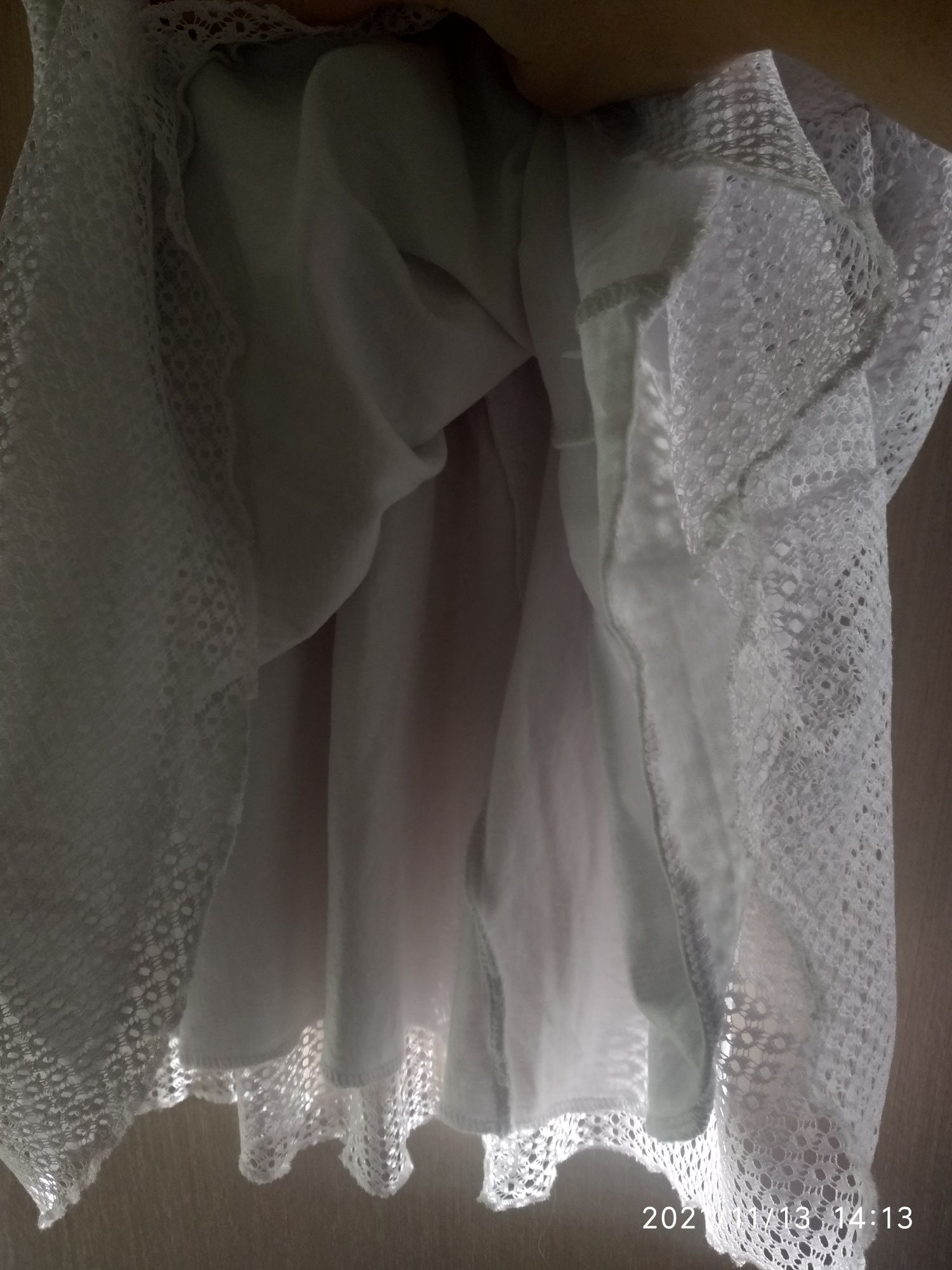 Платье детское белое нарядное