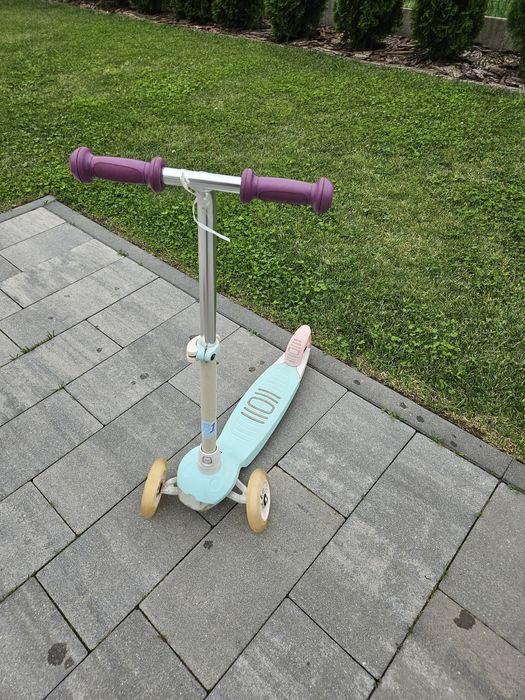 Hulajnoga Oxelo B500, miętowa, 3 kołowa