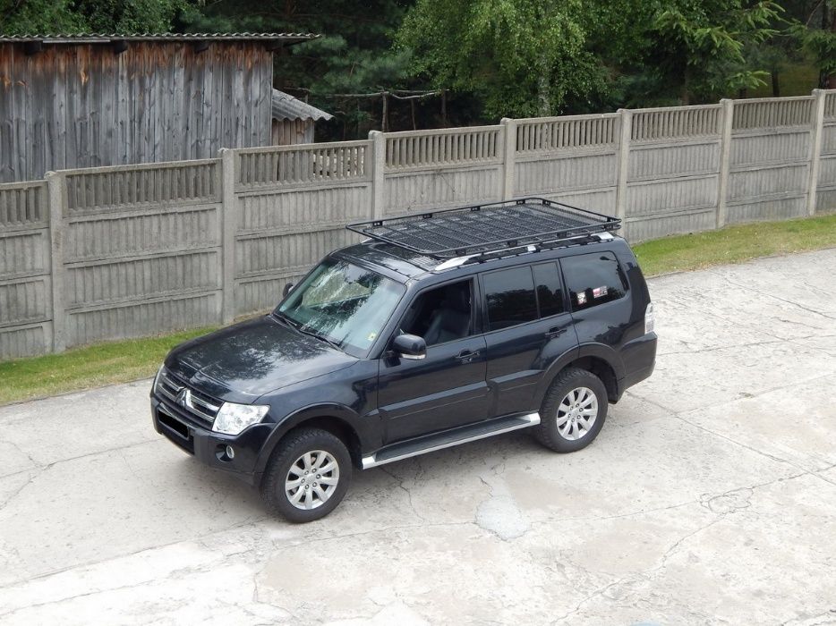 Bagażnik dachowy Mitsubishi Pajero III, IV 3, 4 z siatką.