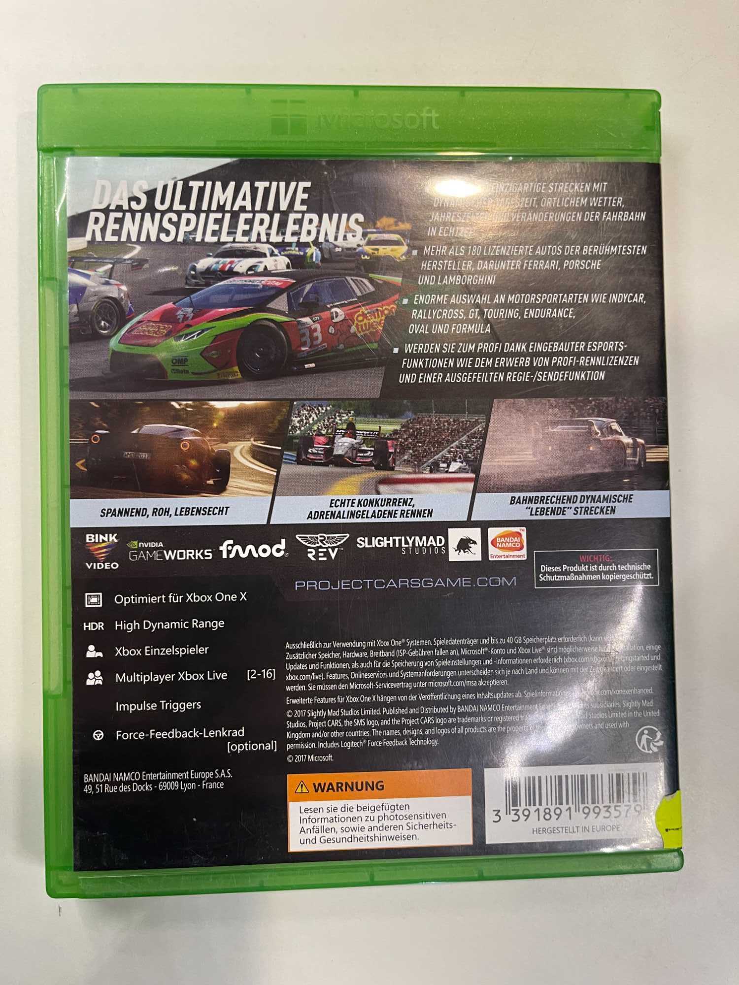 Project Cars 2 Xbox One