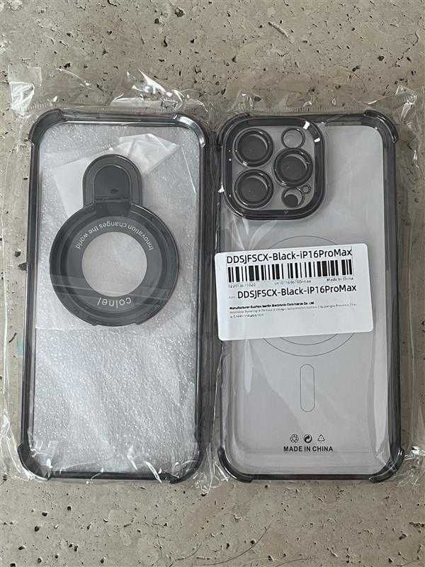 Etui DDSJFSCX - Black - iPhone 16 Pro Max | Przezroczyste/czarne