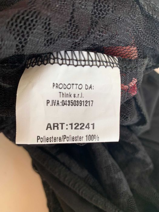 Женское черное кружевное боди je suis le fleur L