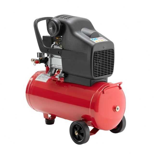 Компресор 24 л, 1.2 кВт, 220 В, 8 атм, 205 л/хв. INTERTOOL PT-0020.