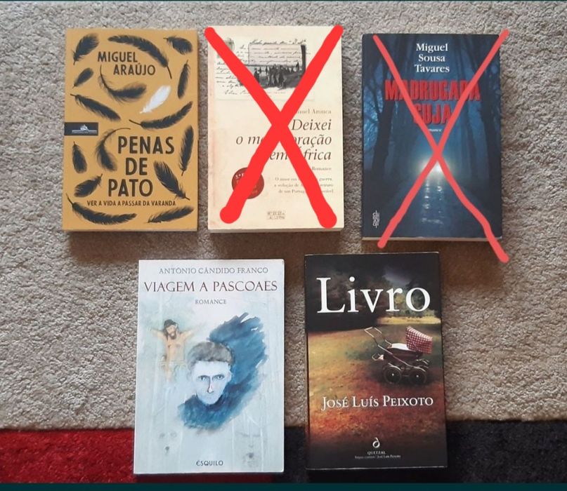 Livros nacionais a partir de 6€ (ver descrição)