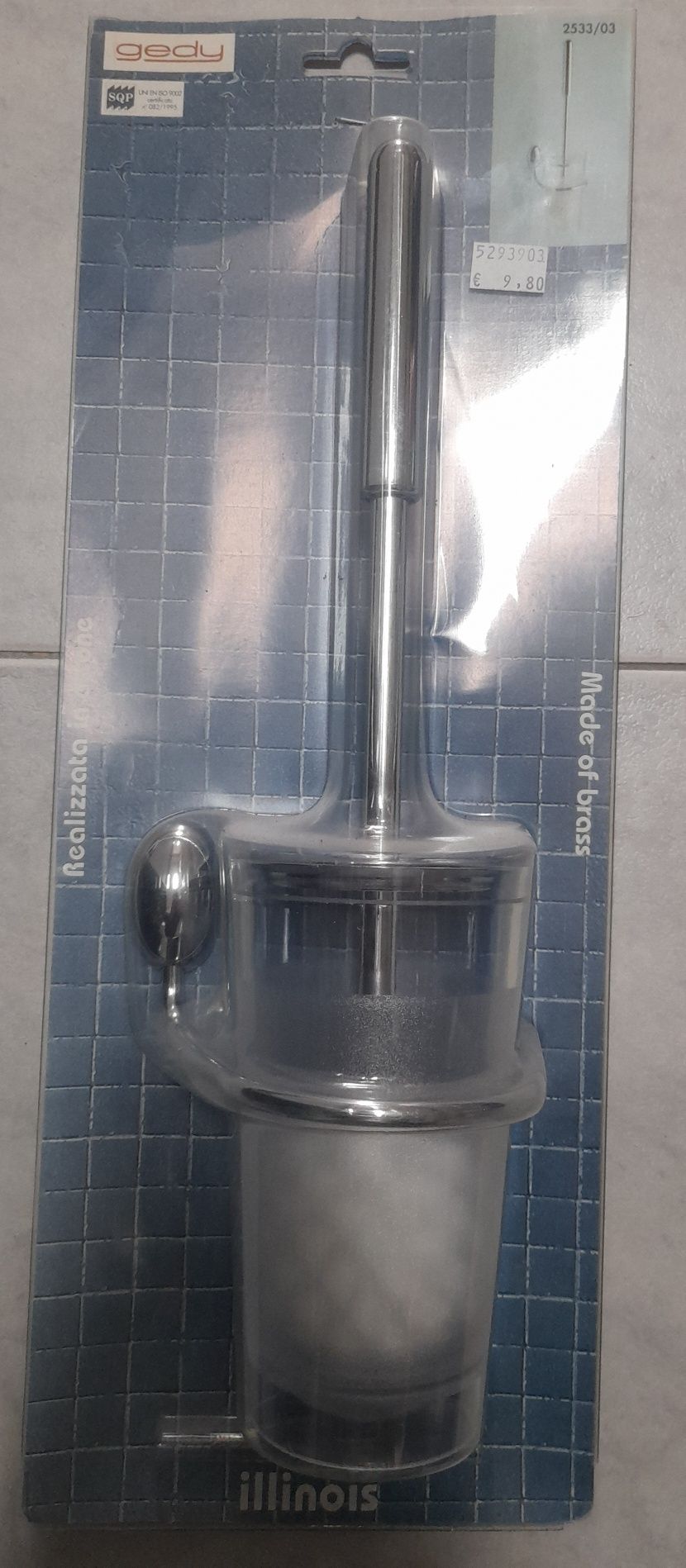 Porta piaçaba com suporte - gedy