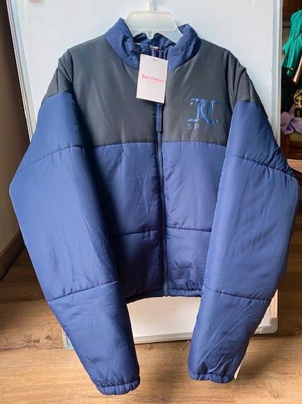 Juicy Couture puffer L kurtka puchowa na zimę oryginalna  NOWA