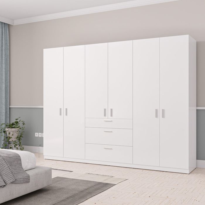 Габаритный шкаф шафа Modern матовый белый Matte White.