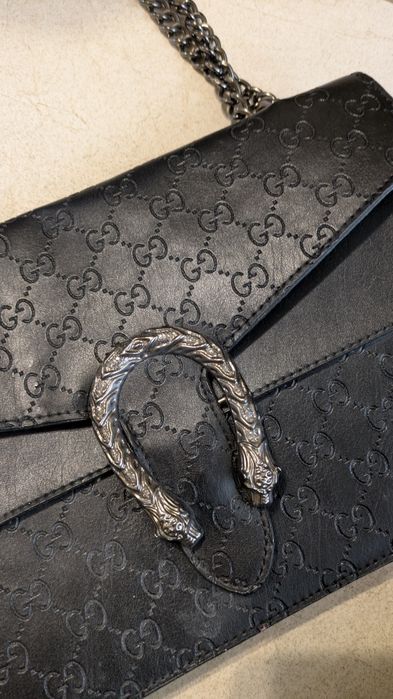 Шкіряна сумка типу Gucci