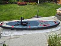 Deska SUP TSUNAMI DO Pływania Pompowana Gratis AKCESORIA Długa 350cm