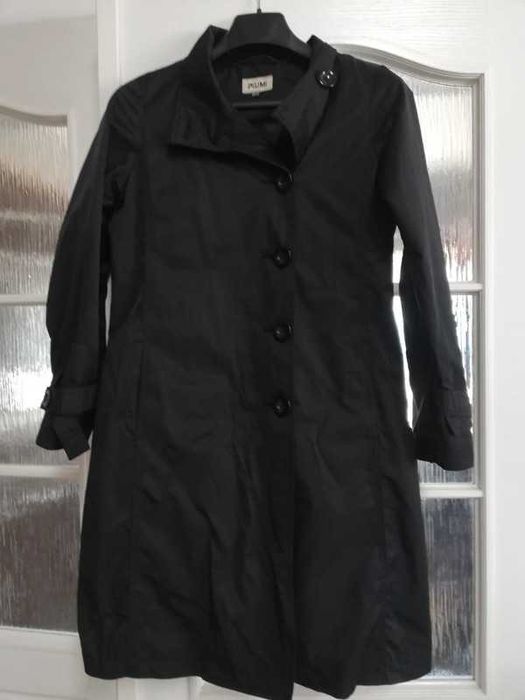 Czarny płaszczyk damski piumi 38