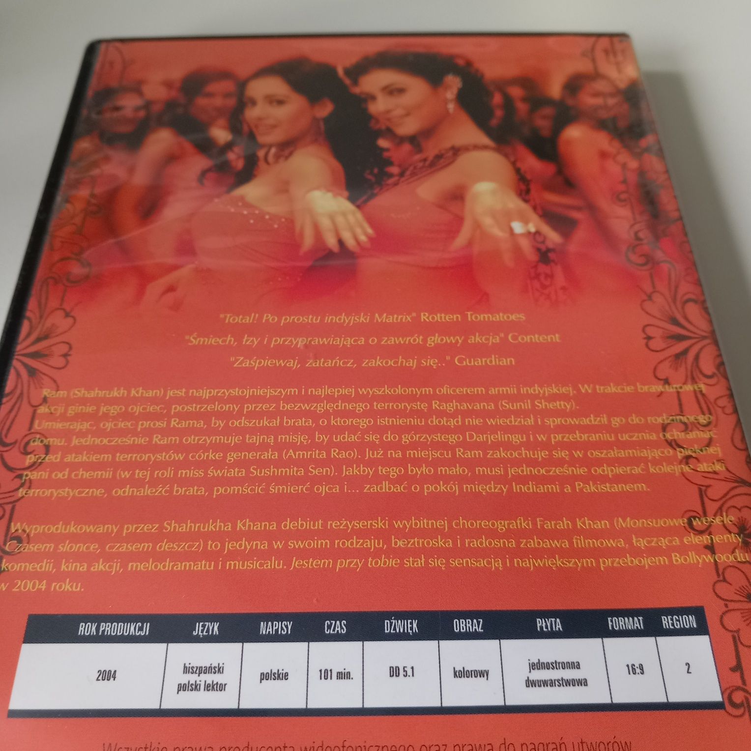Bollywood, 2 filmy dvd: Jestem przy tobie; Josh