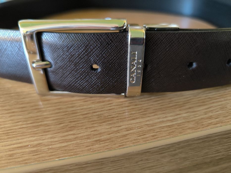 Ремінь шкіряний чоловічий "Canali 1934"