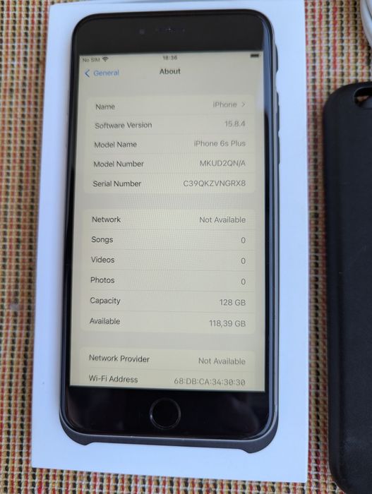 iPhone 6S Plus 128Gb  nowa bateria oryginalne etui
